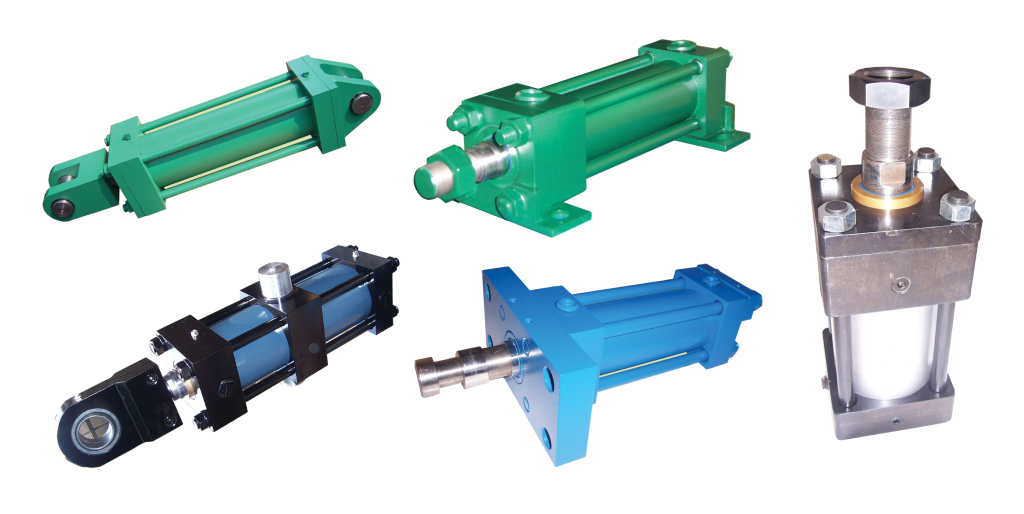 Hydraulic tie rod cylinder